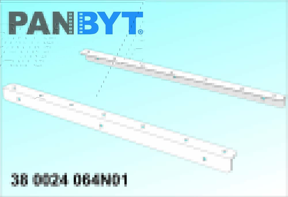 Držáky prádelní šňůry 64 cm komplet A bílá