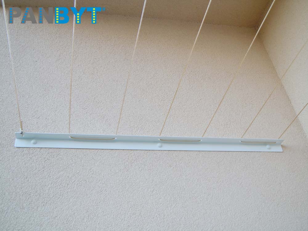 Držáky prádelní šňůry 82 cm komplet B bílá